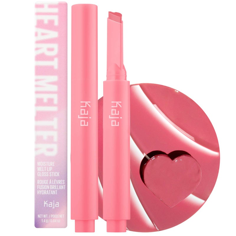 Kaja Lip Gloss - Heart Melter | High-shine, Glossy Finish, Playful Bubblegum Pink, Moisturize, 02 Sweet Talk, 0.04 Oz - Image 1